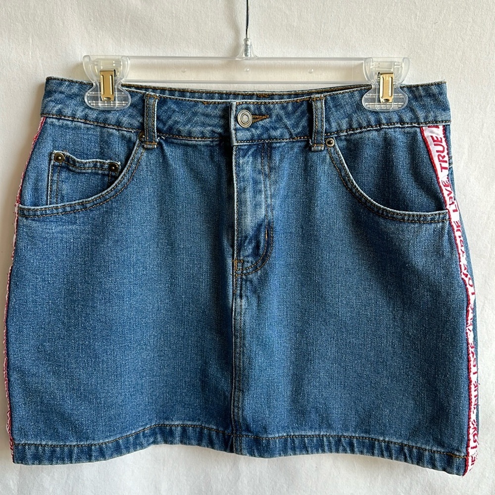 Forever 21 denim True Love skirt